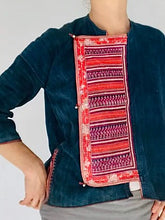 Load image into Gallery viewer, Vintage Tribal Red Dao Jacket