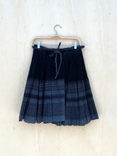 Load image into Gallery viewer, Vintage Tribal Hmong Blue Indigo Wrap Skirt