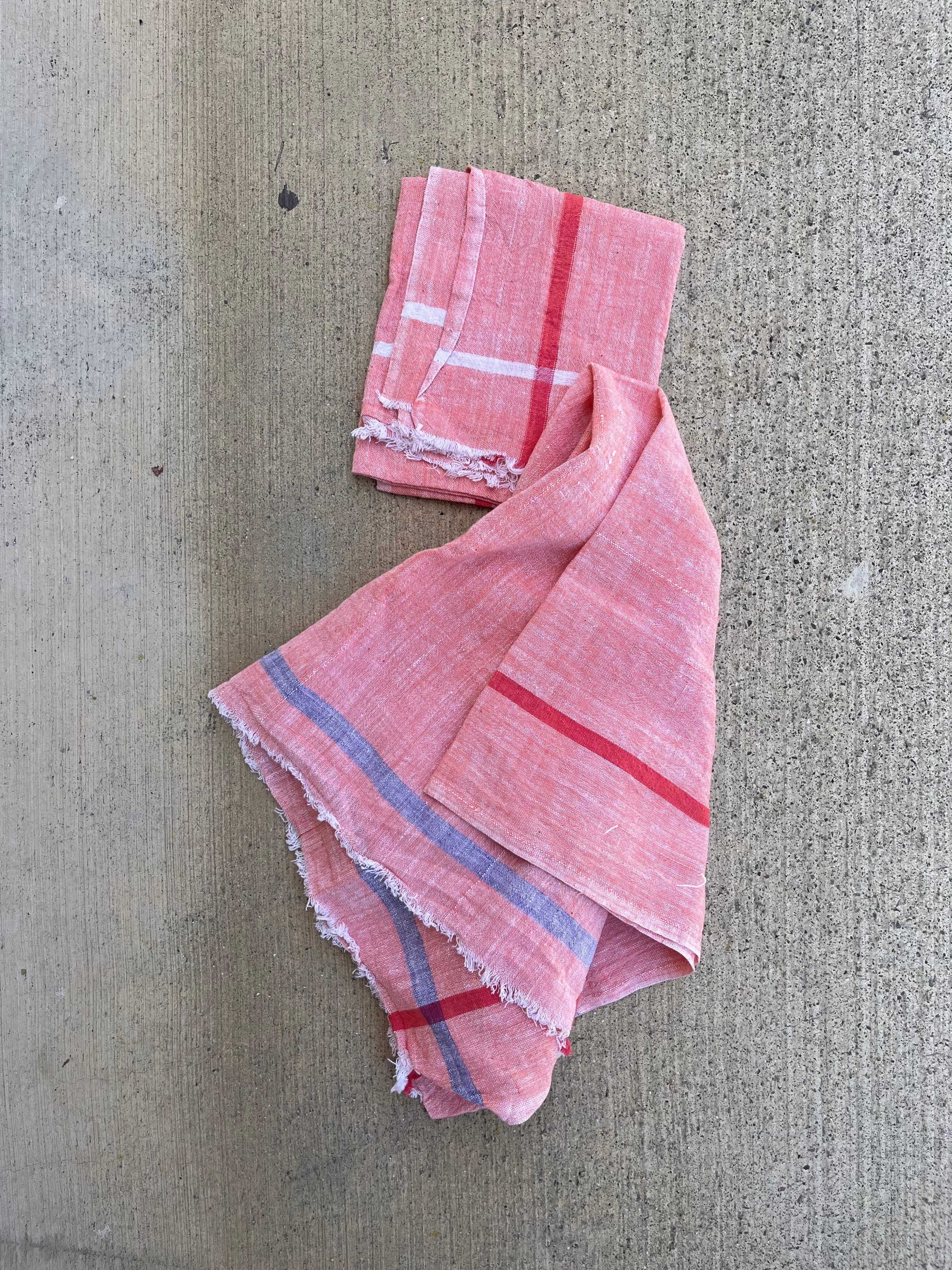 Orange Chambray Towel