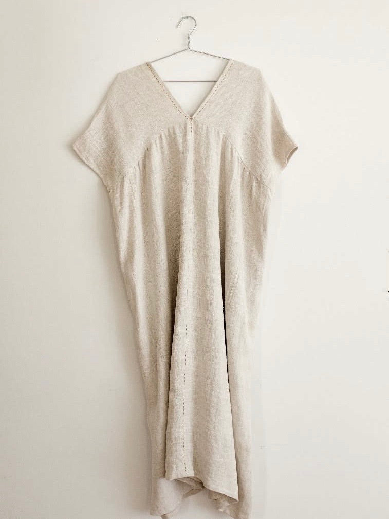 everlane black linen dress The Tie-Back Dress in Stretch Linen main image 1